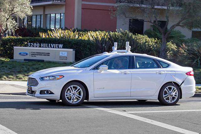 Ford autonomous vehicle testing 