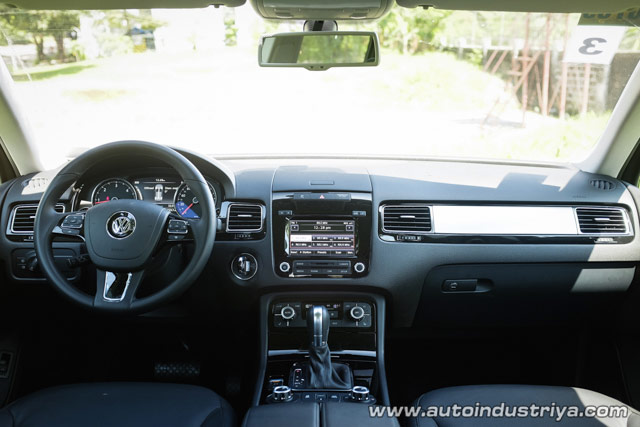 Aboard the 2015 Volkswagen Touareg