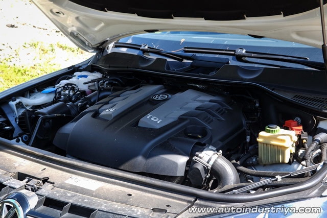 The 3.0 TDI V6 powering the 2015 Volkswagen Touareg