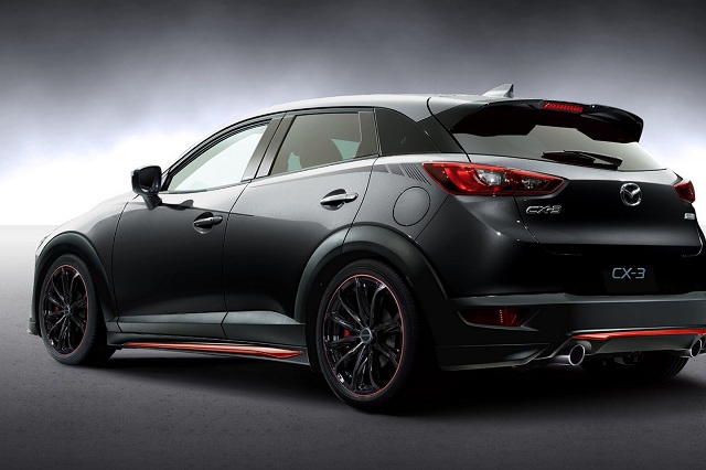 Rear quarter of the CX-3 Racing Concept