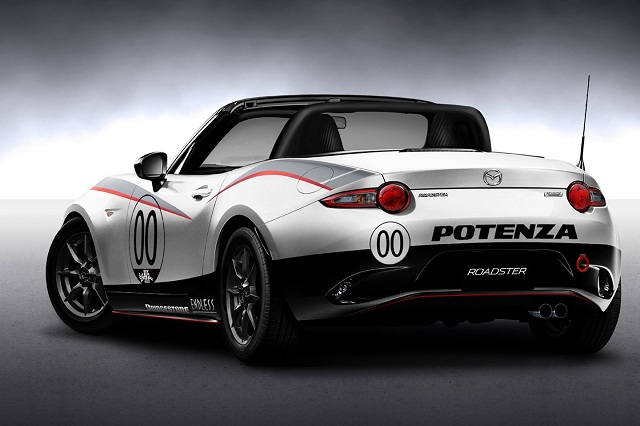 Rear of the Mazda MX-5 MS Racing Concept