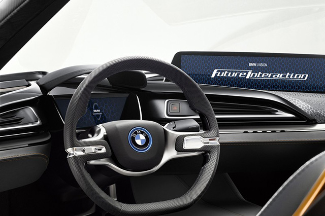 Aboard the BMW i Vision Future Interaction concept