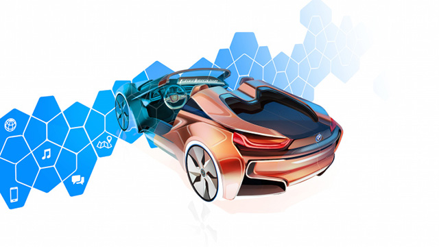 Technologies present in the BMW i Vision Future Interaction 
