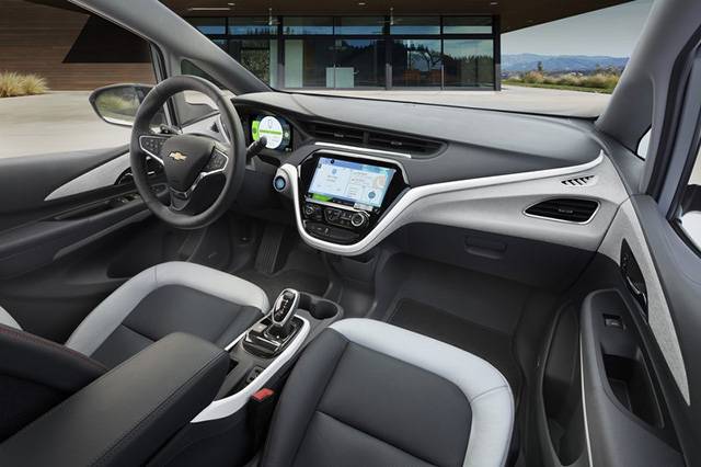 Inside the 2017 Chevrolet Bolt EV