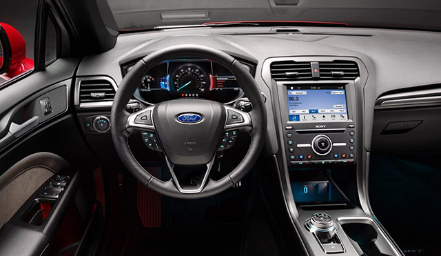 Interior of the 2017 Ford Fusion