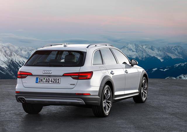 Rear of the Audi A4 allroad quattro