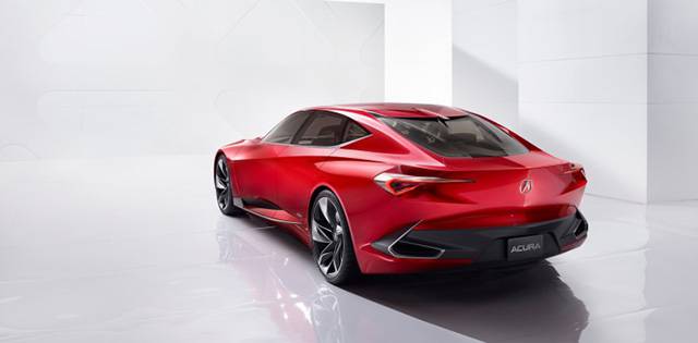 The rear of the Acura Precision Concept
