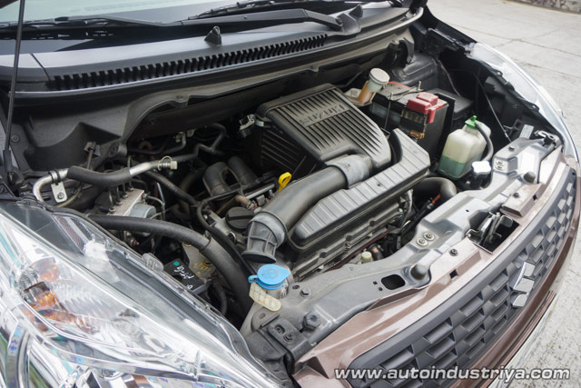 The 1.4-liter K14B inline-four powering the Ertiga GLX AT