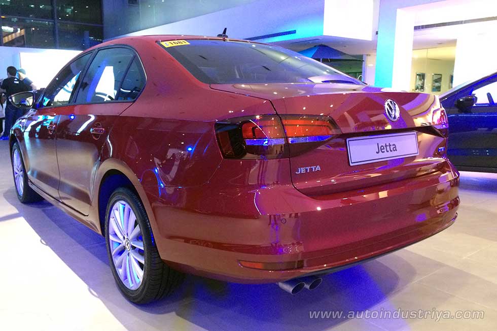 Rear quarter of the 2016 Volkswagen Jetta