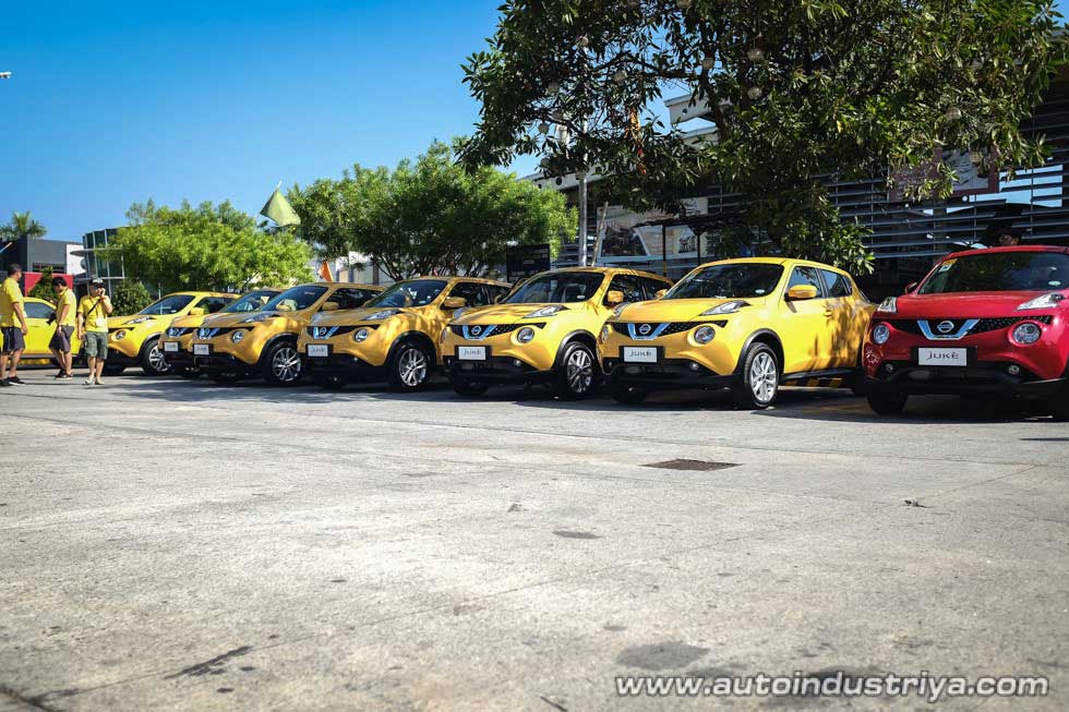 Nissan Juke under the shade