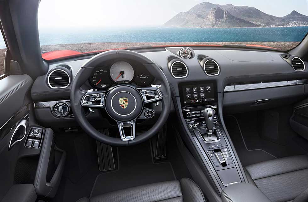 Aboard the 2016 Porsche 718 Boxster