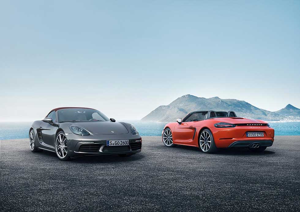 The standard 718 Boxster and 718 Boxster S