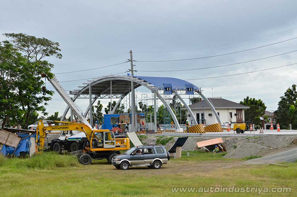 Dau entry/exit ramps construction