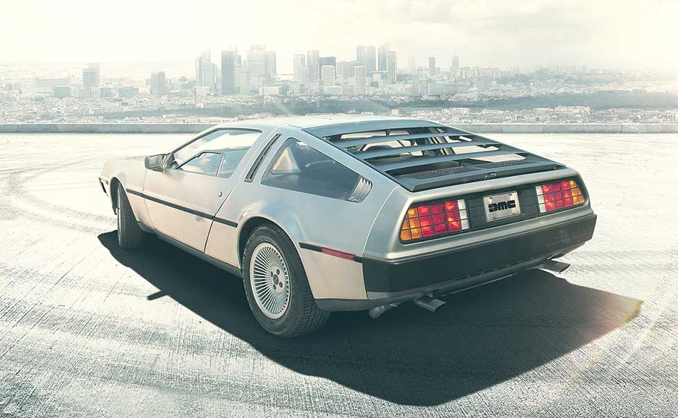 De Lorean rear quarter