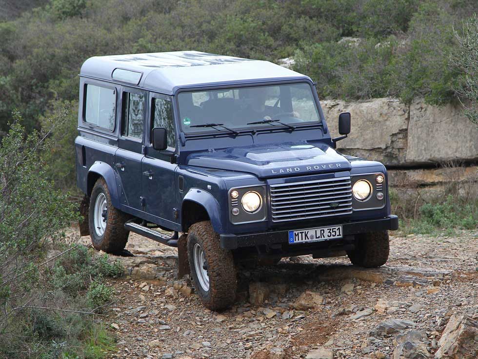 The outgoing Land Rover Defender