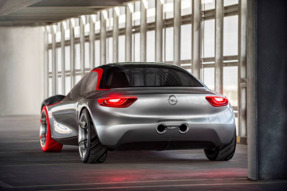 Rear of the 2016 Opel GT concept