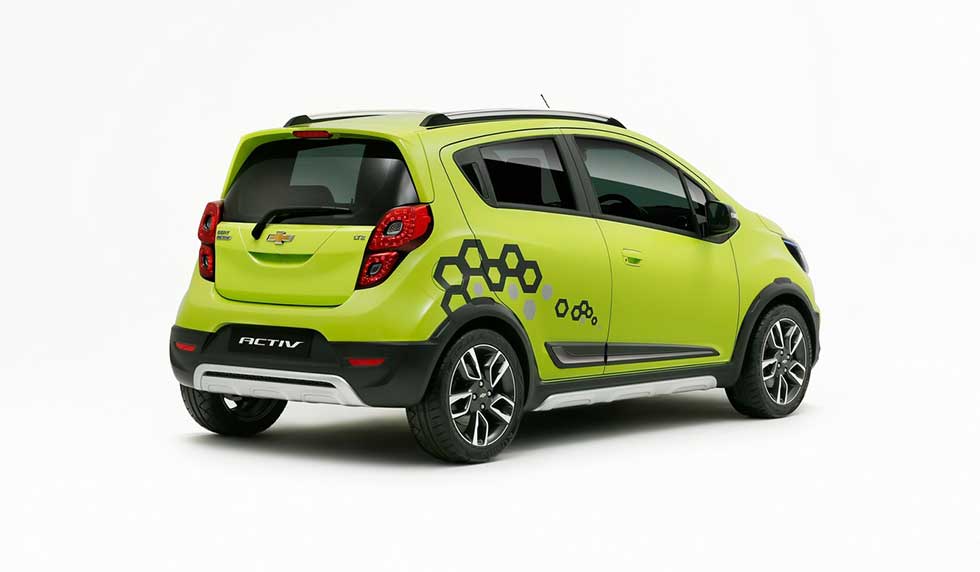 Rear of the Chevy Beat Activ concept