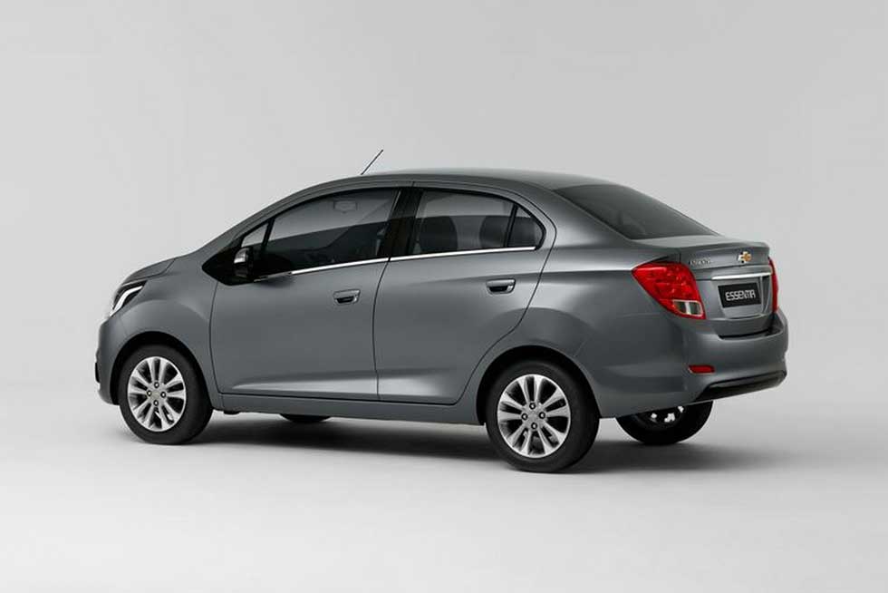 Rear quarter view of the Essentia concept