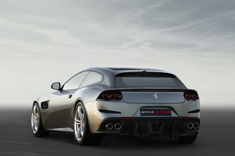 Rear quarter of the Ferrari GTC4 Lusso