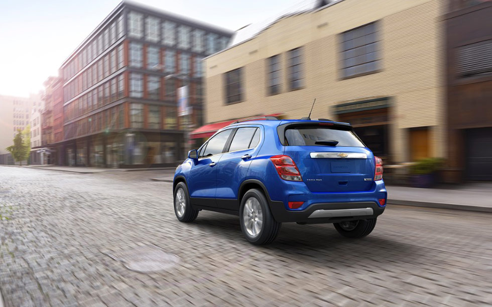 Rear quarter of the 2017 Chevrolet Trax
