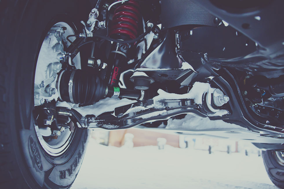 TRD-tuned suspension of the Tacoma TRD Pro