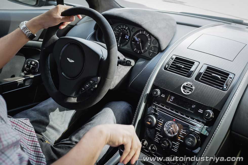 Driving the Aston Martin Vantage V8 N430