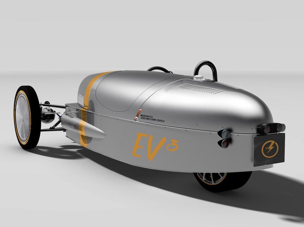 The prototye Morgan EV3 Concept