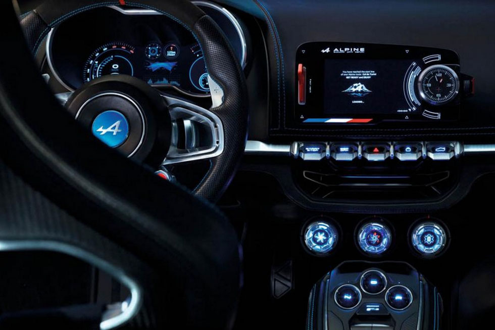Renault Alpine Vision Concept interior