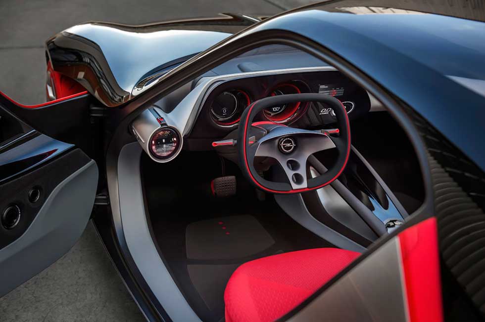 Interior of Opel GT concept