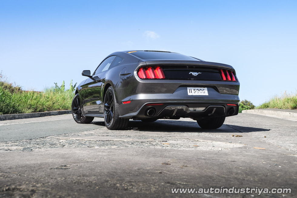 Mustang EcoBoost rear quarter