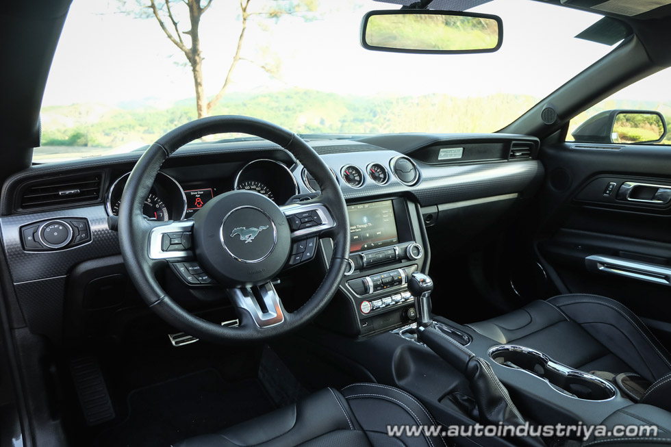 Interior of the Mustang EcoBoost
