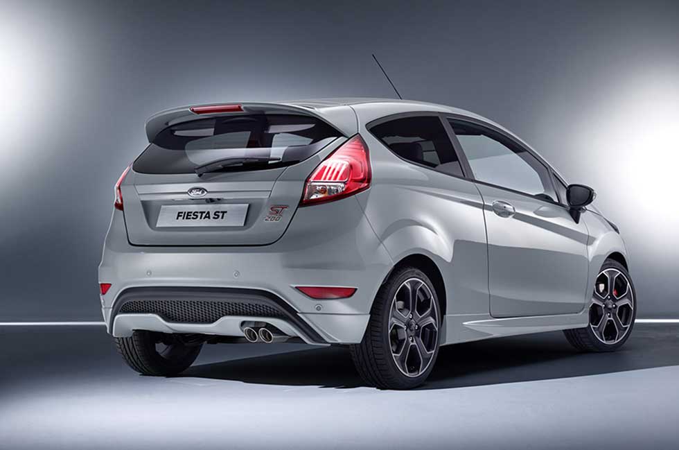 Rear of the Ford Fiesta ST200