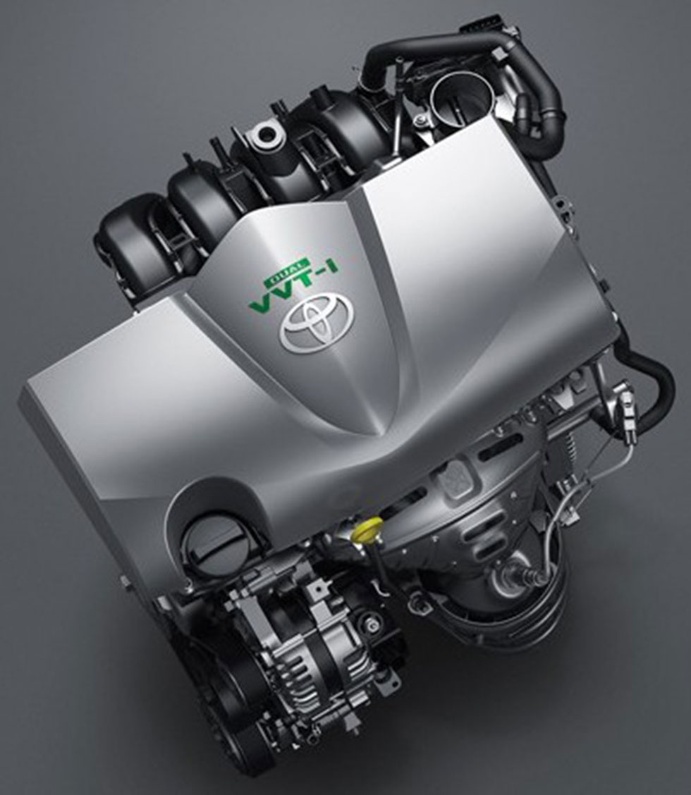 The new 2NR-FE engine makes its way in to the Vios