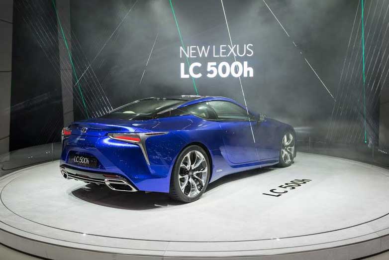 Lexus LC 500h rear quarter