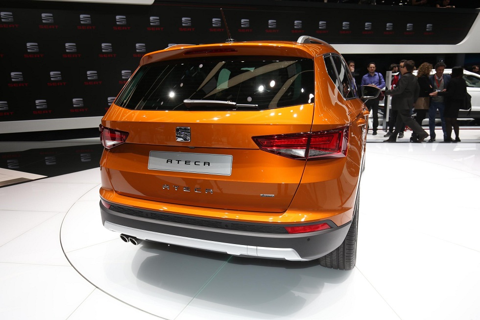 Rear quarter of the SEAT Ateca