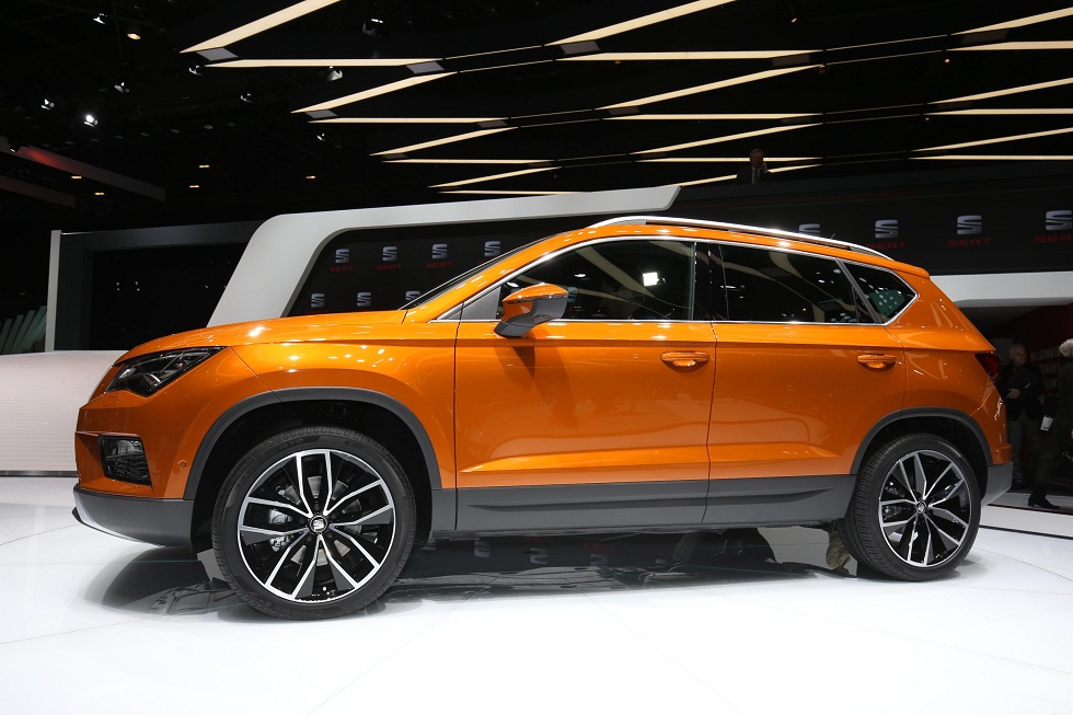 Side profile of the SEAT Ateca