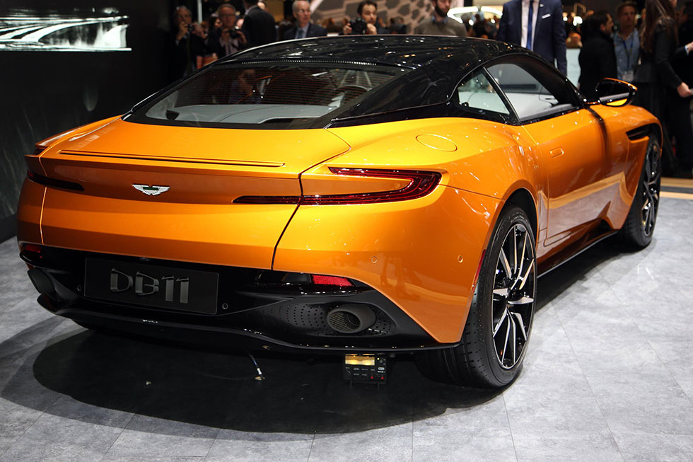 Rear quarter of the Aston Martin DB11