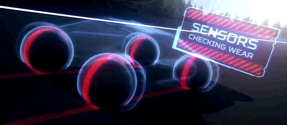 The tire wear sensors