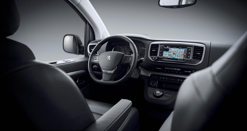 Inside the Peugeot Traveller