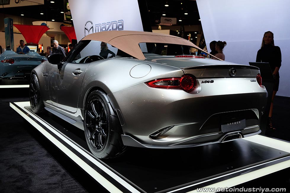 The rear of the Speedster concept