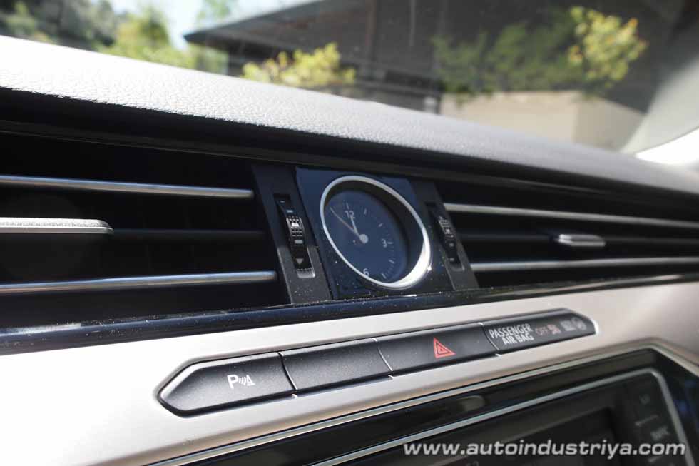 The Passat's beautifully styled interior