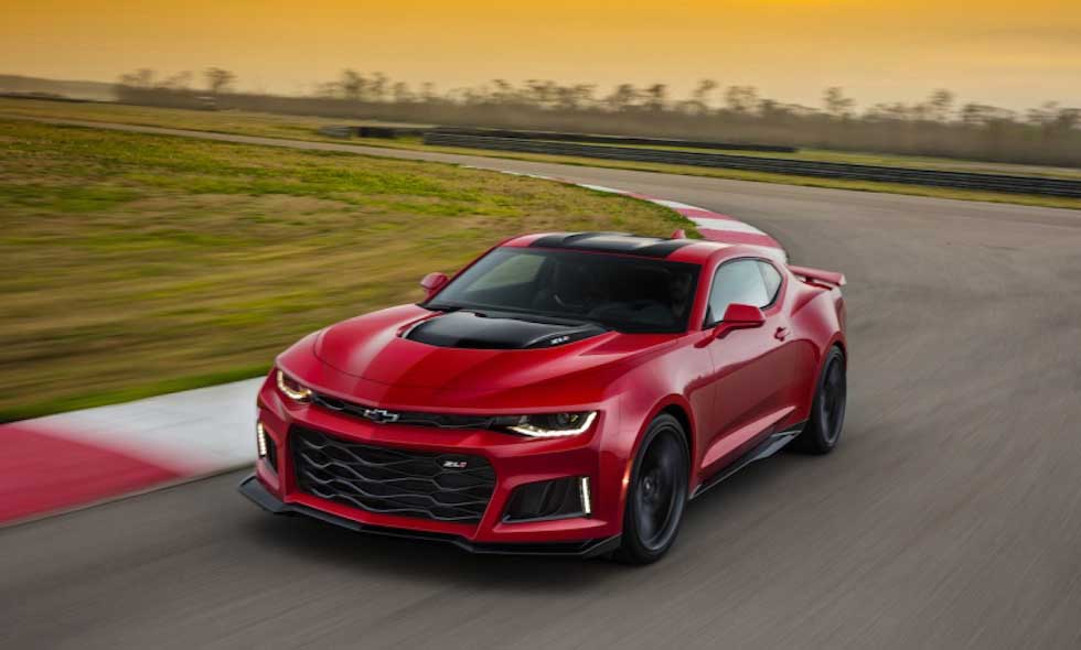 Camaro ZL1 on track