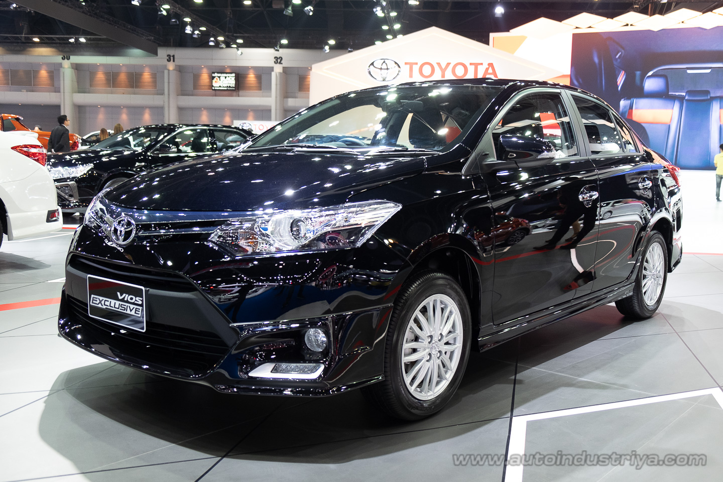 Rear quarter of the 2016 Toyota Vios