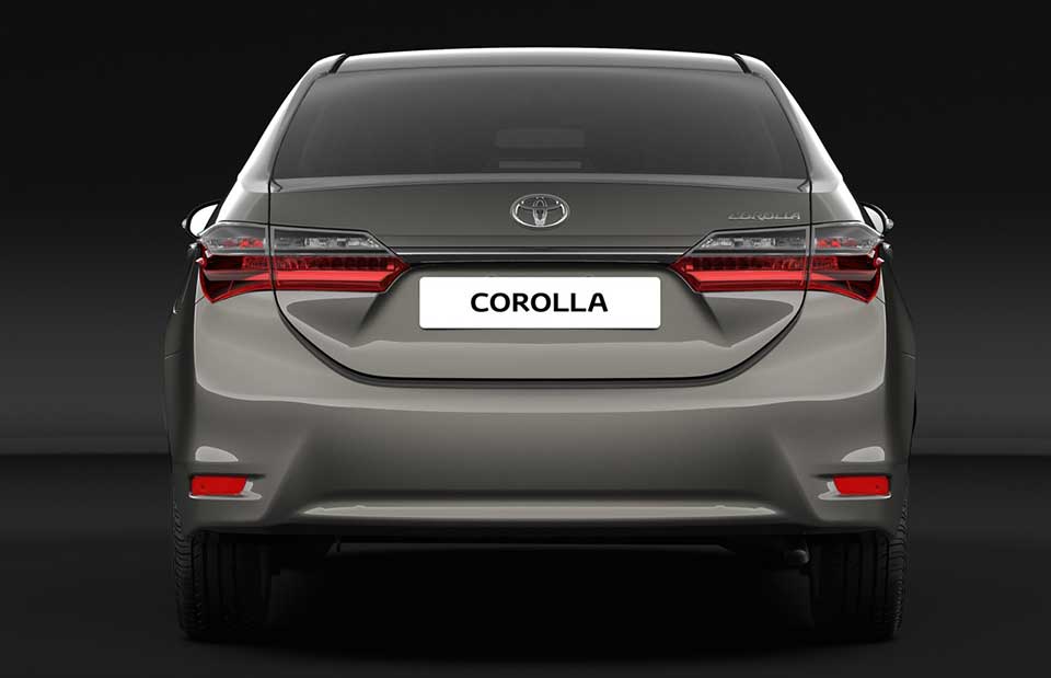 2017 Toyota Corolla rear