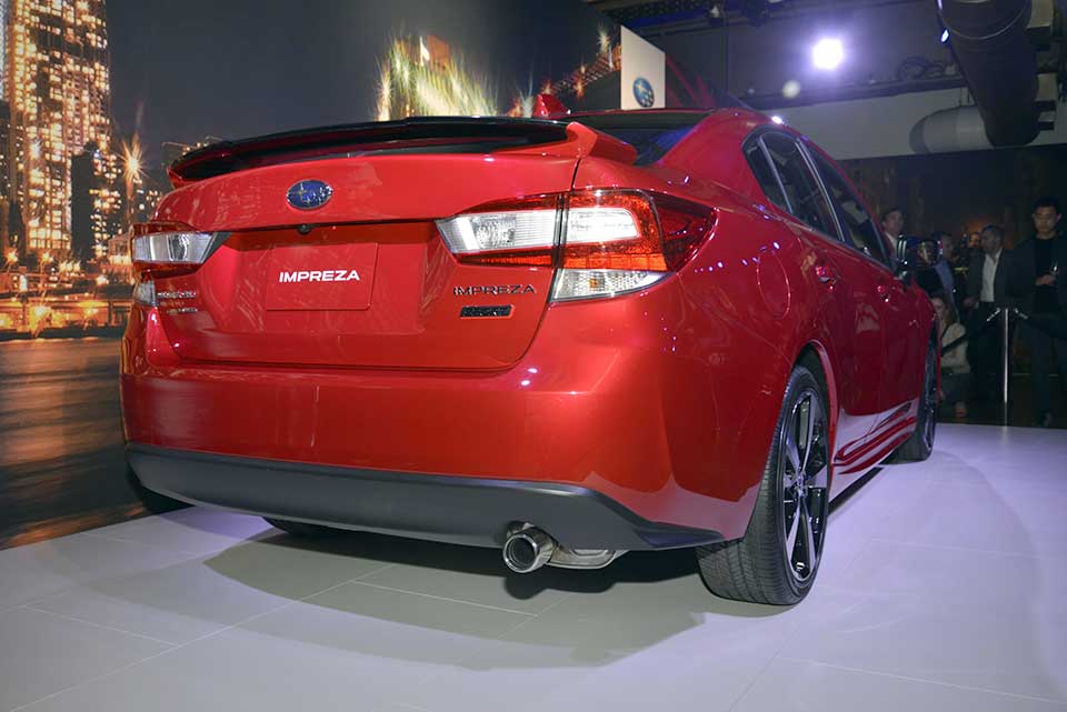 Subaru Impreza Sedan rear