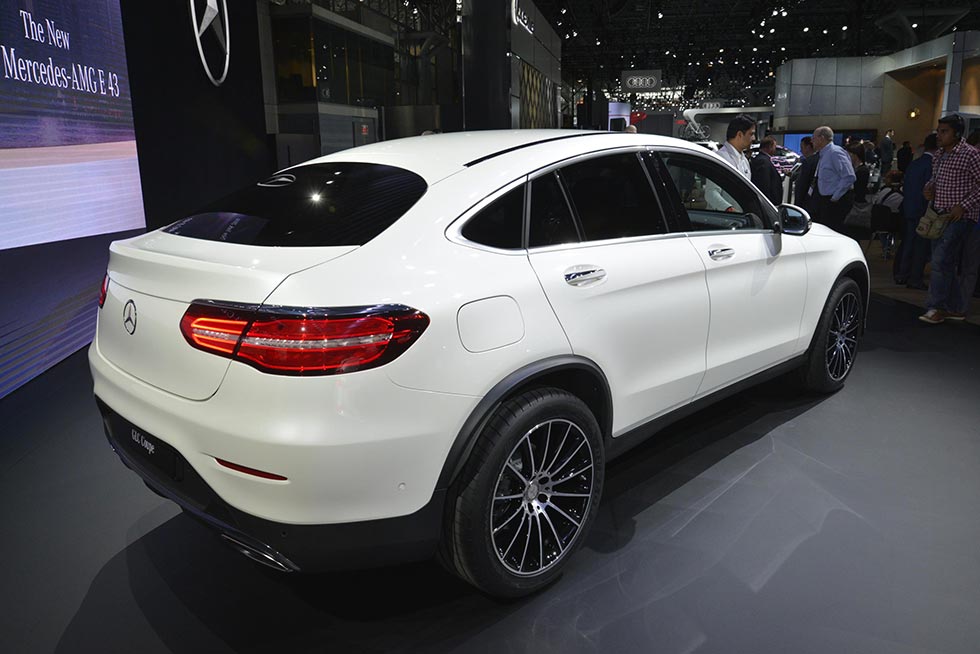 Rear quarter of the 2017 Mercedes-Benz GLC Coupe