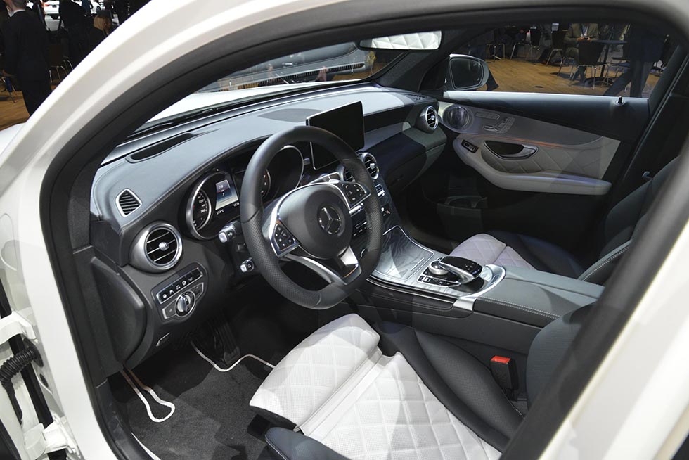 Aboard the 2017 Mercedes-Benz GLC Coupe