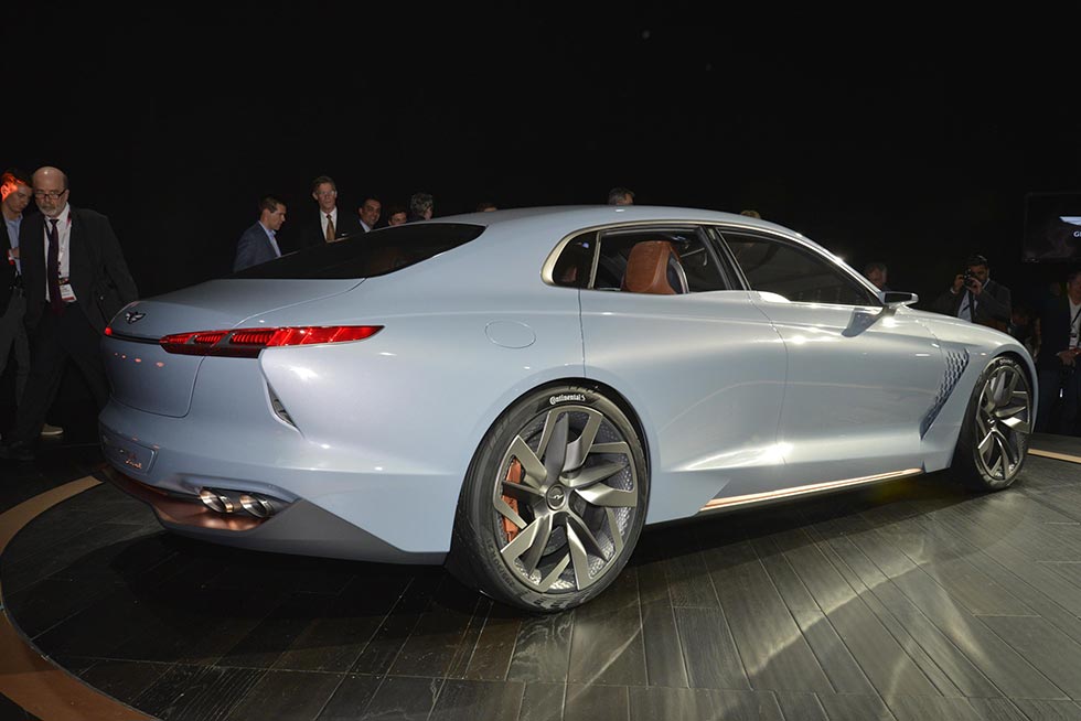 Rear quarter of the Genesis New York Concept