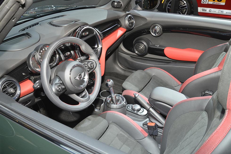 Inside the all-new Mini JCW Convertible