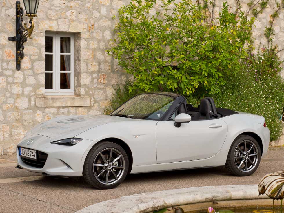 The current Mazda MX-5 Miata (ND)
